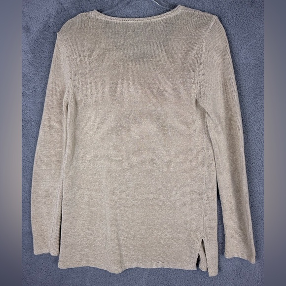J McLaughlin summer sweater medium beachy minimalist - Picture 4 of 6